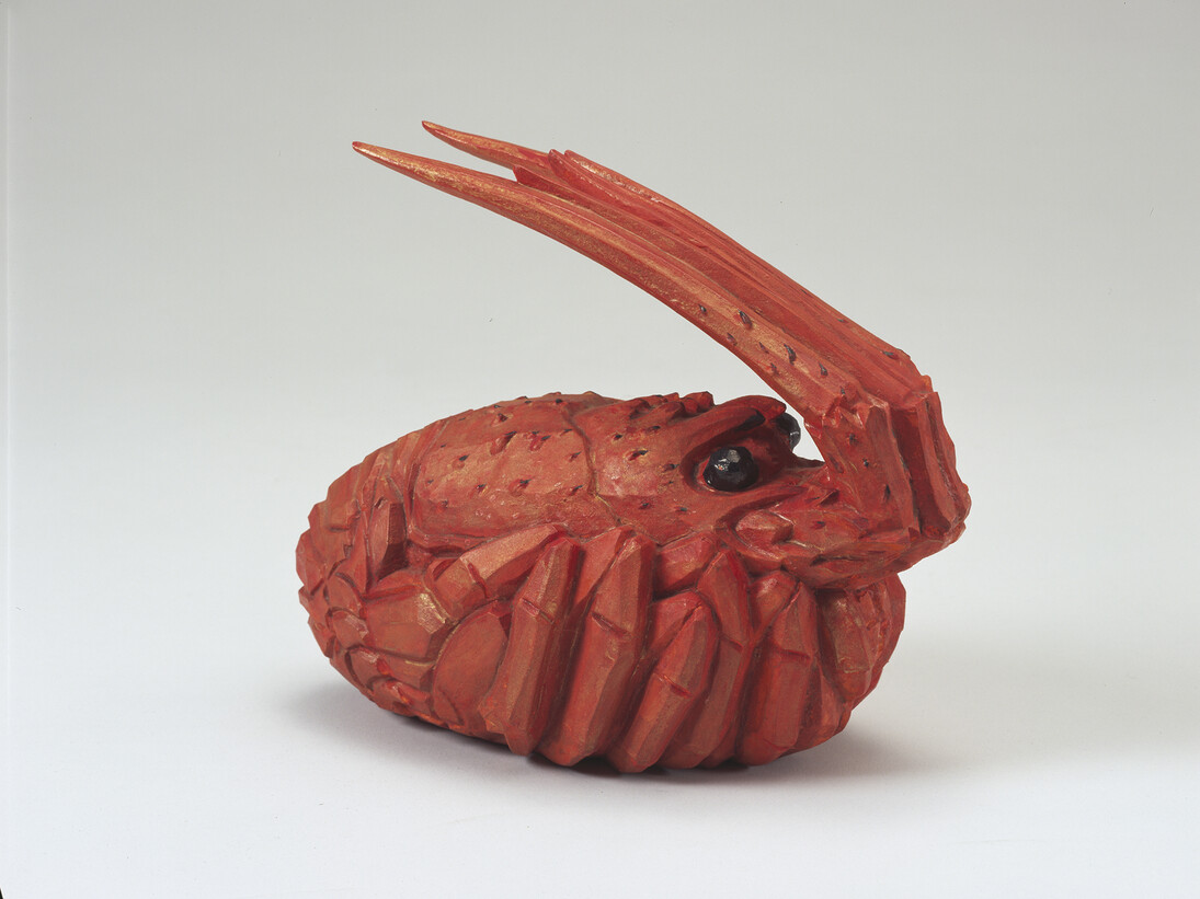 Tetsuya Mizunoya, ‘Spiny Lobster’, 1926, Painted wood. Tokyo University of the Arts