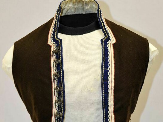 Empress Eugenie’s riding waistcoat, c 1862