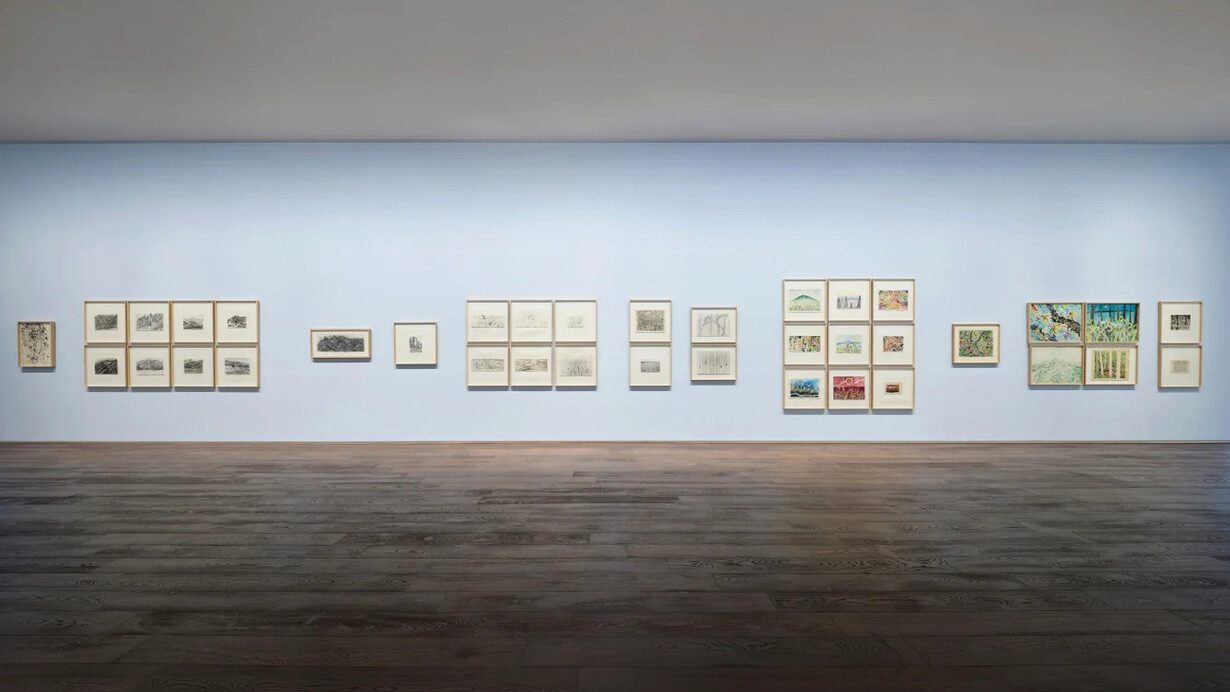 Kim Chong Hak, On paper, exhibition view. Courtesy of Johyun Gallery
