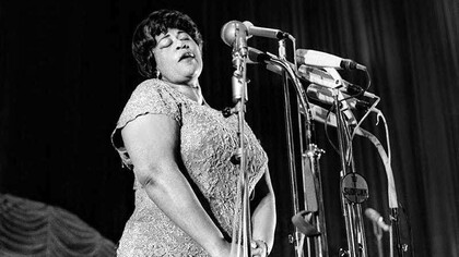 Ella Fitzgerald performing in 1961