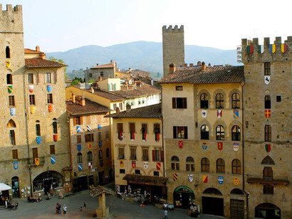 Piazza Grande in Arezzo