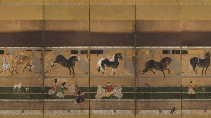 Horse stable (detail), early 1500s. Courtesy of Cleveland Museum of Art