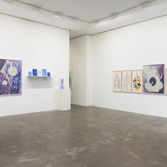 Saya Woolfalk, The woods woman method, exhibition view. Courtesy of Susan Inglett Gallery