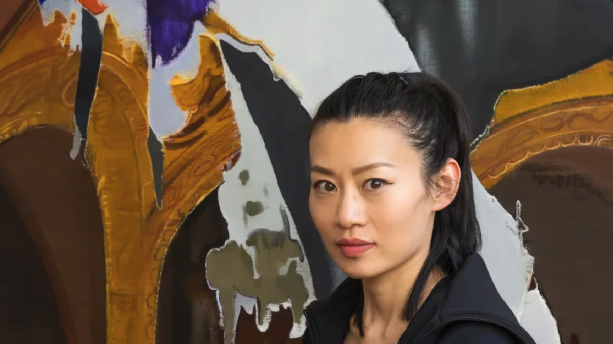 Retrato de Han Bing en Thaddeus Ropac, Paris, 2022