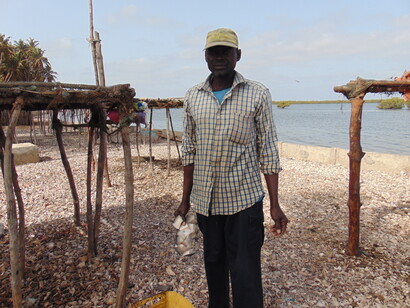 Habitantes de la isla de Niodior, Senegal