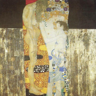 Gustav Klimt, Le tre età Le tre età della donna, olio su tela, 1905, Galleria Nazionale d'Arte Moderna e Contemporanea, Roma, Italia