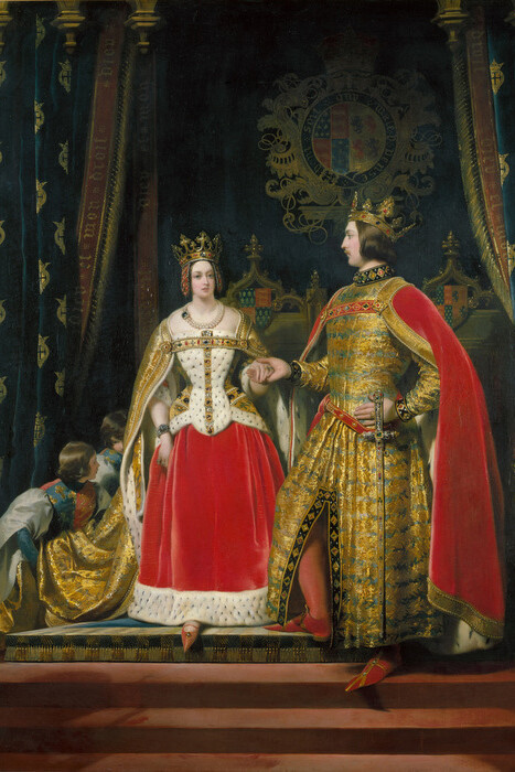 Queen Victoria and Prince Albert at the Bal Costumé of 12 May 1842, Sir Edwin Landseer Oil, 1842-46 The Royal Collection © 2014 Her Majesty Queen Elizabeth II