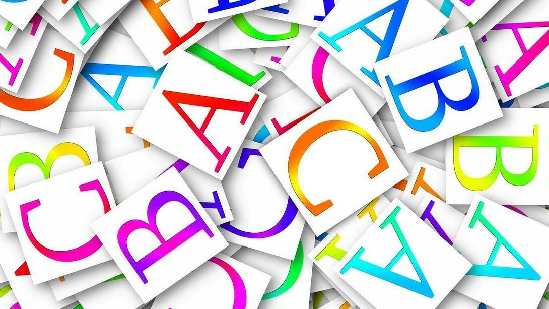 Las letras del abecedario