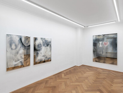 Olga Migliaressi-Phoca, Dirty dancing, ausstellungsansicht. Mit freundlicher genehmigung der Britta Rettberg Gallery