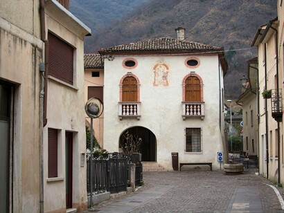 Esterno dell' Antica Trattoria da Doro, Solagna, Veneto, Italia