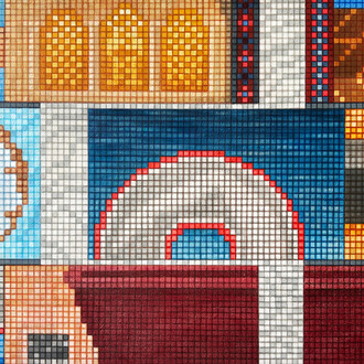 James Gold, Interlace II (detail), 2025. Courtesy of Morgan Lehman Gallery