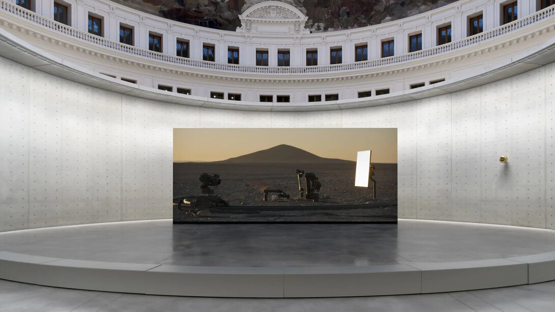 Pierre Huyghe, vue d'exposition. Avec l'aimable autorisation de la Bourse de Commerce