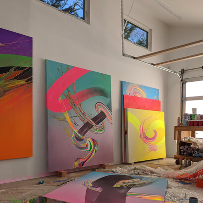 Erik Minter, Studio scene
