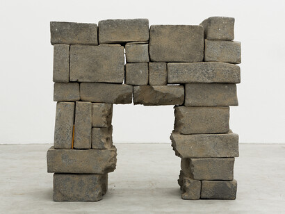 Maria Loboda, Havoc in the Heavenly Kingdom (detail), 2014, polymer wall structure, keychain, cufflinks, watch and amethyst, Edition: N/A, 230 x 100 x 30 cm. Courtesy of Mendes Wood DM, São Paulo