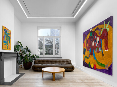 Andrey Samarin, Archetypal images, exhibition view. Courtesy of Nino Mier Gallery