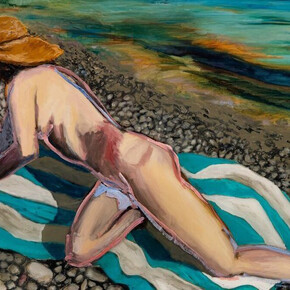 Darius Yektai, Kasos 2 (detail), 2025. Courtesy of Grenning Gallery