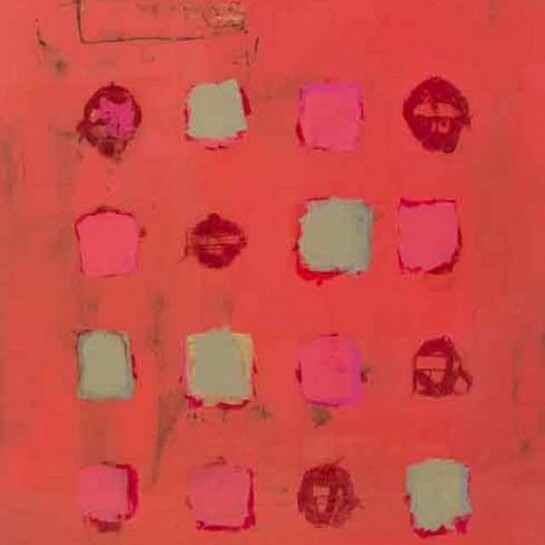 Emmanuel Barcilon, untitled, 2013, pure pigments, varnish, wood, 200 x 153 cm