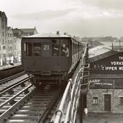 Liverpool Overhead Railway. Courtesy of Museum of Liverpool