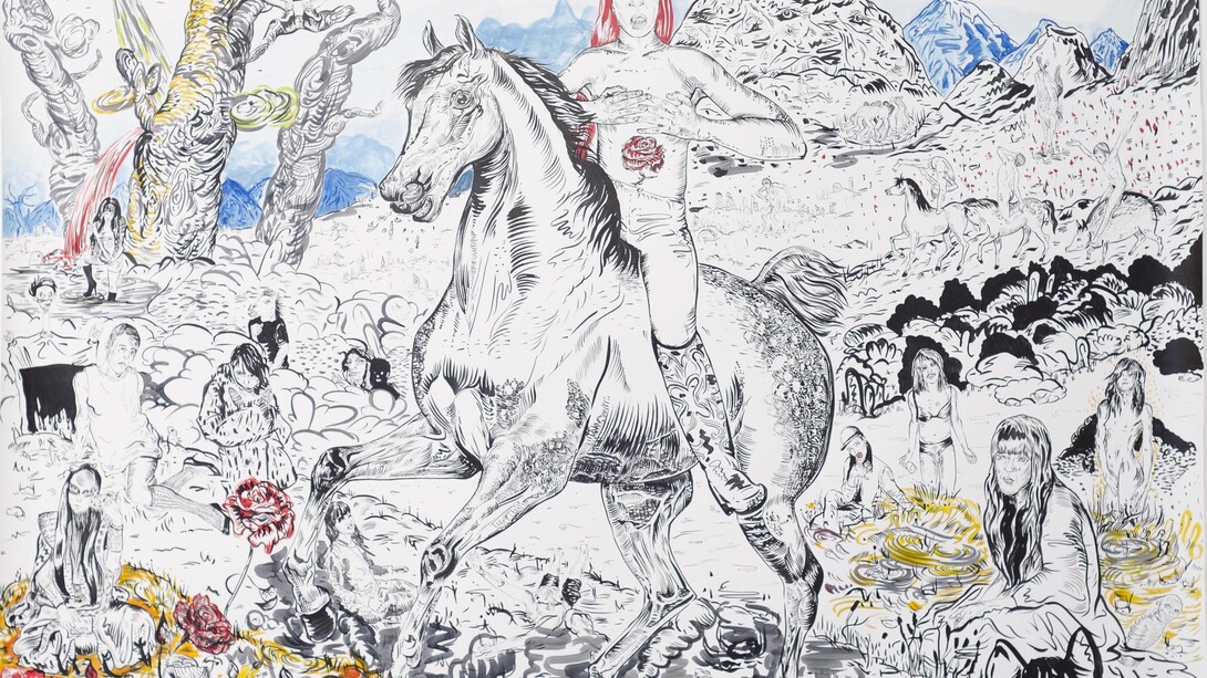 Svetlana Fialová, Neutrum, 2013, ink and watercolour on paper
