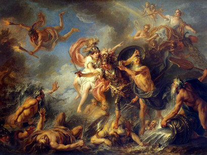 Charles Antoine Coypel- La furia de Aquiles