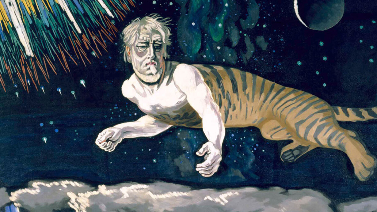 The Riddle of the Heavens. Third Picture of the Trilogy of Titian Dying, 1938 (detail). Property of J.F. Willumsen's Museum