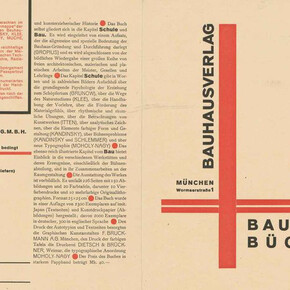 László Moholy-Nagy and New Typography. Courtesy of Kunstbibliothek