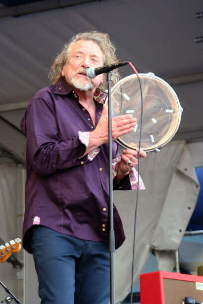 Robert Plant and the Sensational Space Shifters perform at the 2014 New Orleans Jazz and Heritage Festival