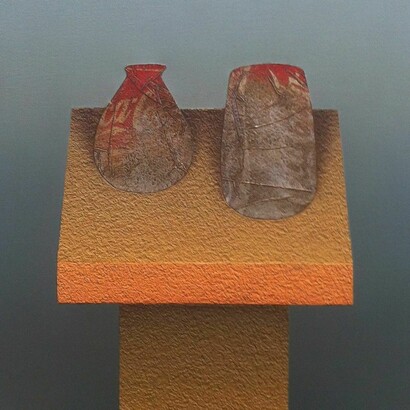 Alejandro Aróstegui, Mesa con dos objetos, 2013