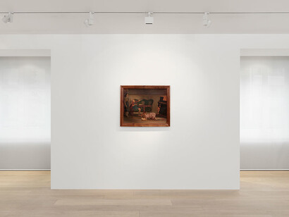 Balthus, Exhibition view. Courtesy of Gagosian