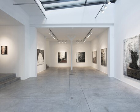Philippe Cognée, Exhibition view. Courtesy of Galerie Daniel Templon 