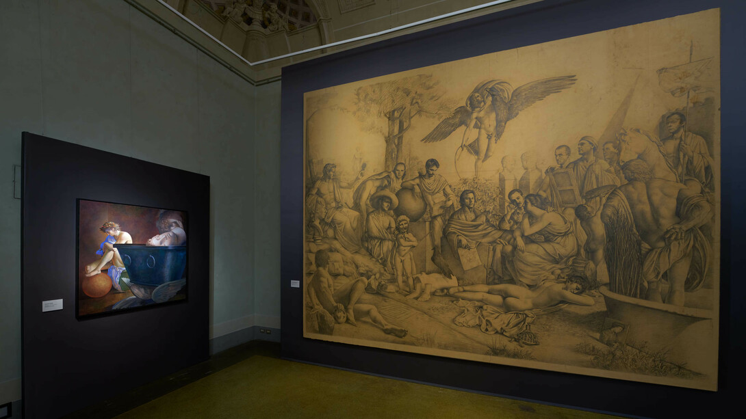 Carlo Maria Mariani, Arte beyond time, exhibition view. Courtesy of Gallerie degli Uffizi