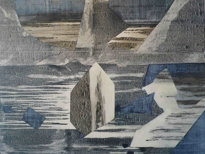 Zoe Benbow, Flint Like, Oil on canvas, 91x110 cm