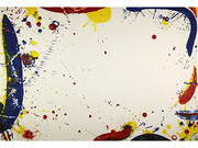 Sam Francis, "Long Blue", 1964, Lithograph, Edition of 30, 25 x 35 1/2 inches
