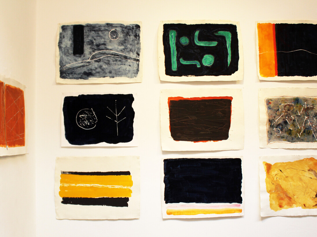 Livio Marzot, Exhibition view. Courtesy of Galleria Antonia Jannone