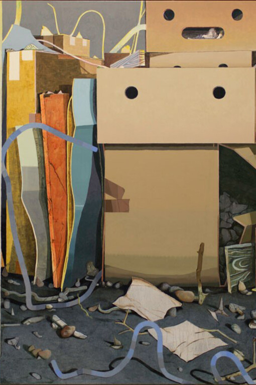 Sem título, 2015, Acrílico e óleo sobre tela, 92x73