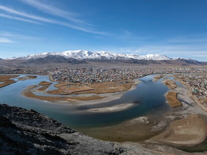 Panoramic shot of Ulan Bator