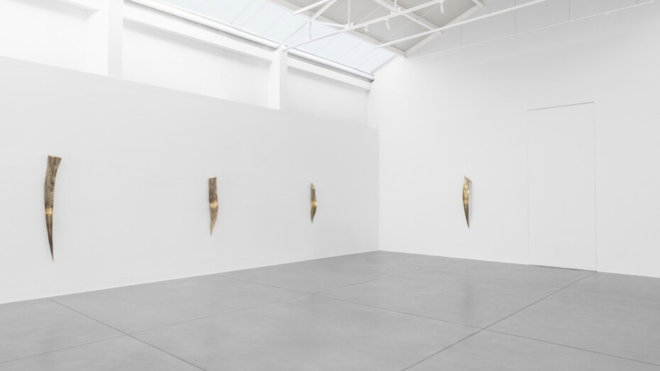 Yngve Holen, Furrow, exhibition view. Courtesy of Galerie Nordenhake