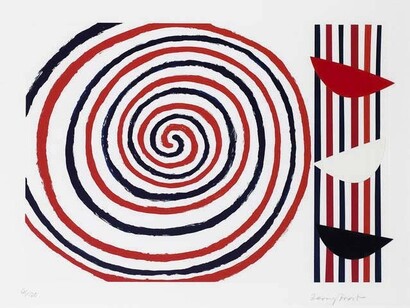 Sir Terry Frost RA, 1915-2003, 'Spirals', 2003, Screenprint and collage, 358 x 499 mm, Edition 125. From: Dominic Kemp Modern British Prints