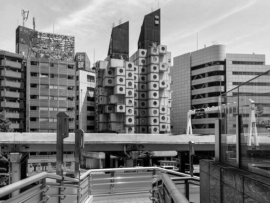 The Nakagin Capsule Tower was a mixed-use residential and office building in Tokyo’s upscale Ginza district, designed by architect Kisho Kurokawa