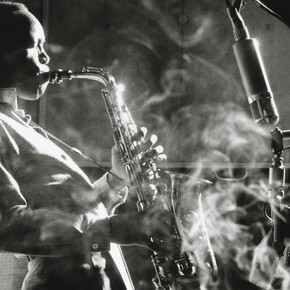 Herman Leonard, Sonny Stitt, New York (detail), 1953. Courtesy of Ogden Museum of Southern Art