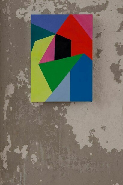 Nicola Melinelli, Senza titolo, olio su tela, 21 x 30 cm, 2013