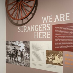 Various artists, We are not strangers here, exhibition view. Courtesy of the California African American Museum