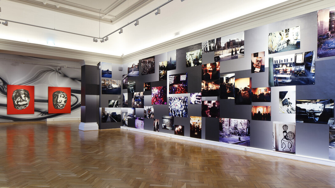 Peter Kogler, Alphabet city, exhibition view. Courtesy of Francisco Carolinum Linz