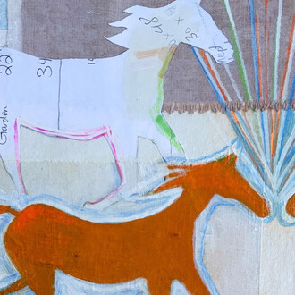 Katie Davis, Big horse energy (detail), 2024. Courtesy of the Camp Gallery
