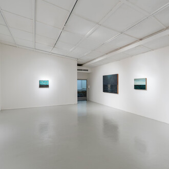 Yoan Capote, Ruido blanco (White noise), exhibition view. Courtesy of Galleria Continua