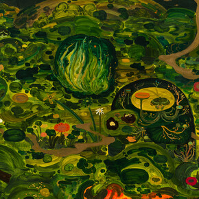 Ticko Liu, Hidden stories in the path 小徑上的隱密故事 (detail), 2025. Courtesy of Gallery Exit 