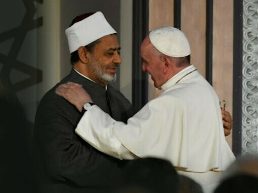 Papa Francesco e il Grande Imam di Al-Azhar sono stati i primi co-destinatari del Premio Zayed nel 2019
