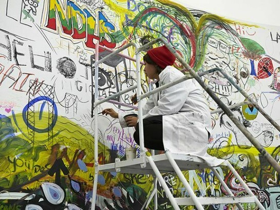 Pawel Althamer, The Neighbors, 2014, Exhibition views, New Museum. Photo: Benoit Pailley