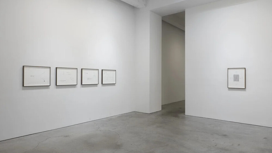 Raven Chacon, Scores for coming storms, exhibition view. Courtesy of Sikkema Malloy Jenkins