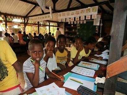 Les enfants de l'école Graine de riz